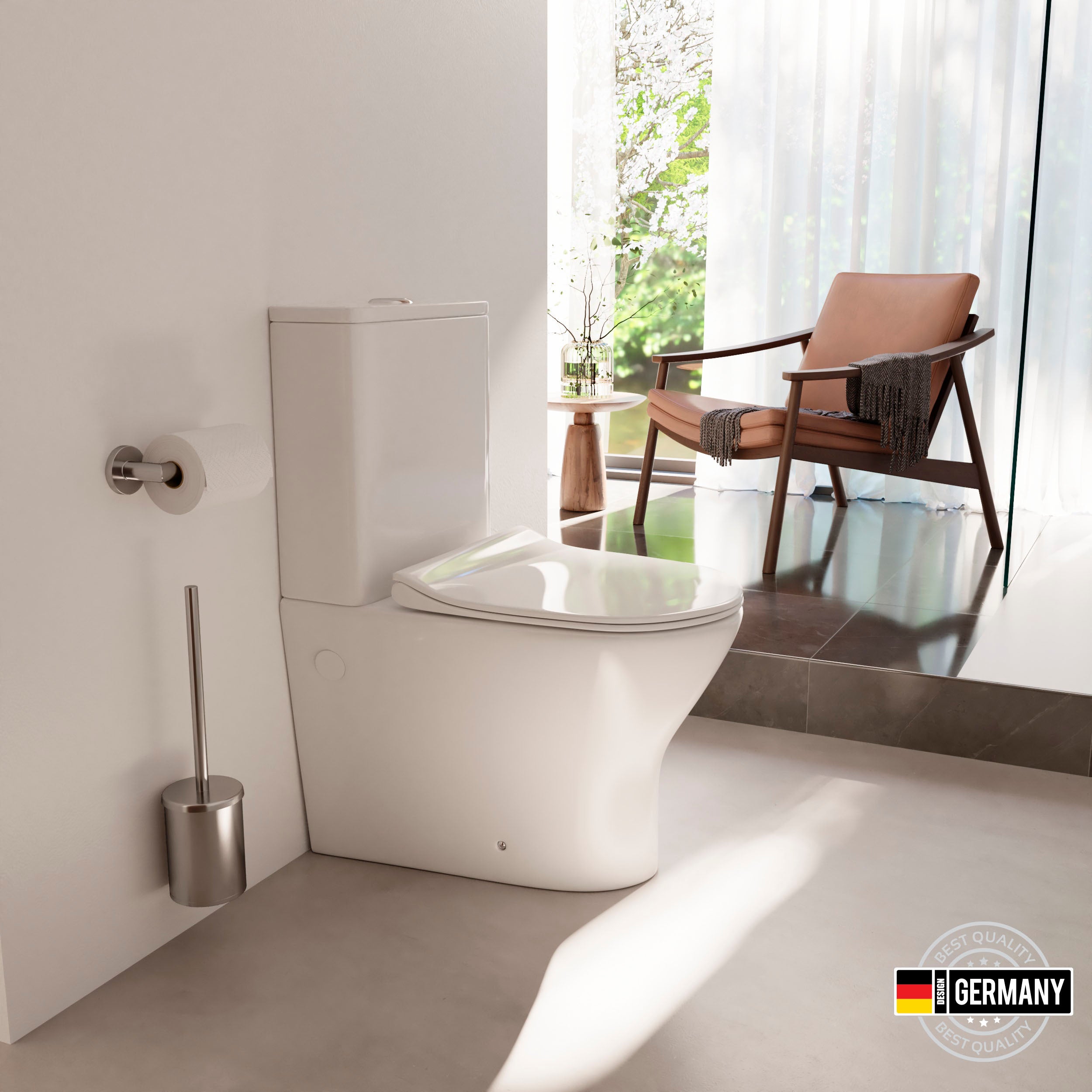 ALTENA SERIES MONOBLOC TOILET|CUSHIONED LID|RIMLESS SYSTEM|DUAL FLUSH ...