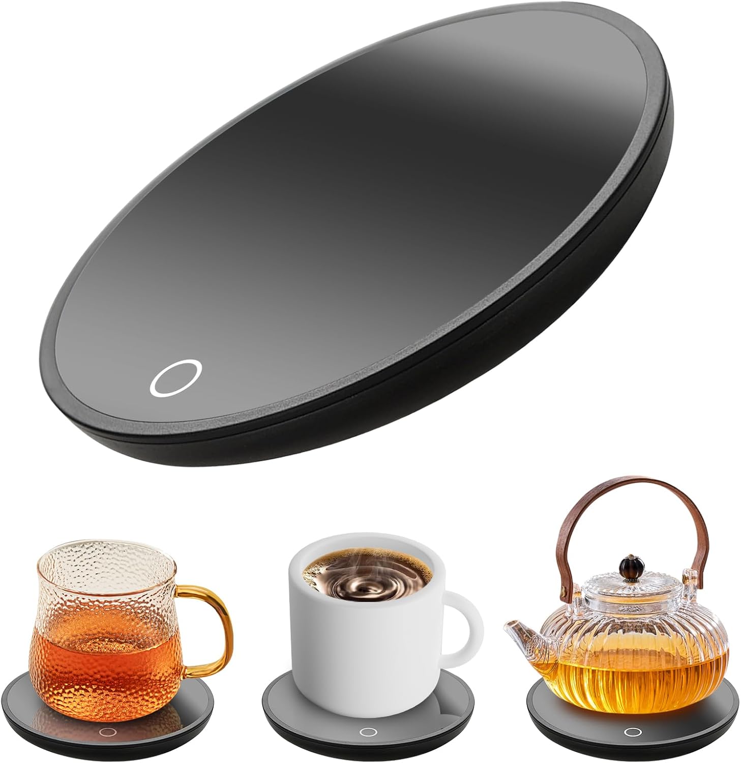 Chauffe-tasse USB 3 Températures (70°C/90°C/110°C) - Réchauffeur De Boisson Portable Pour Bureau, Maison, Voyage