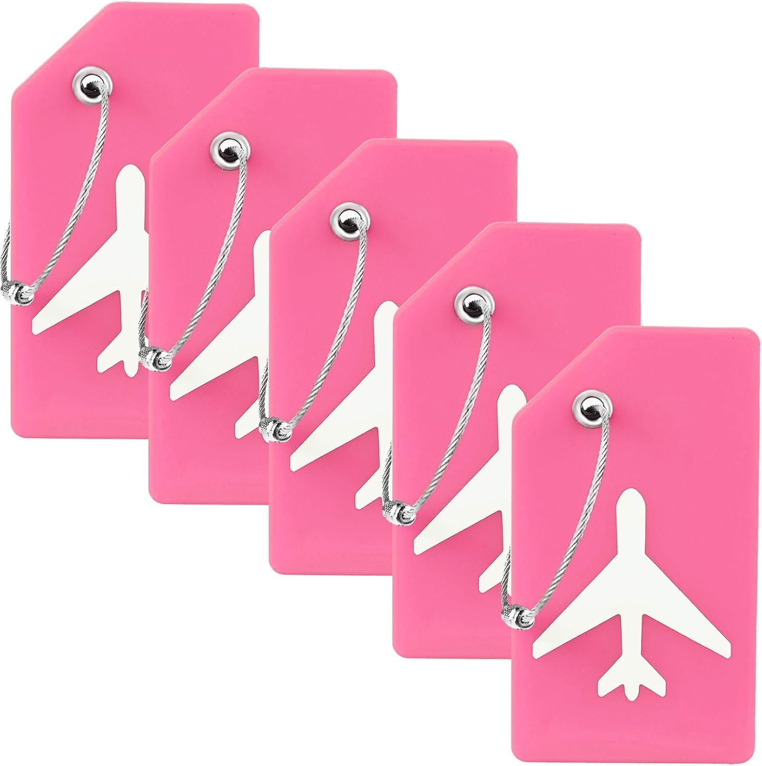 Etiquette pour bagage flamant rose