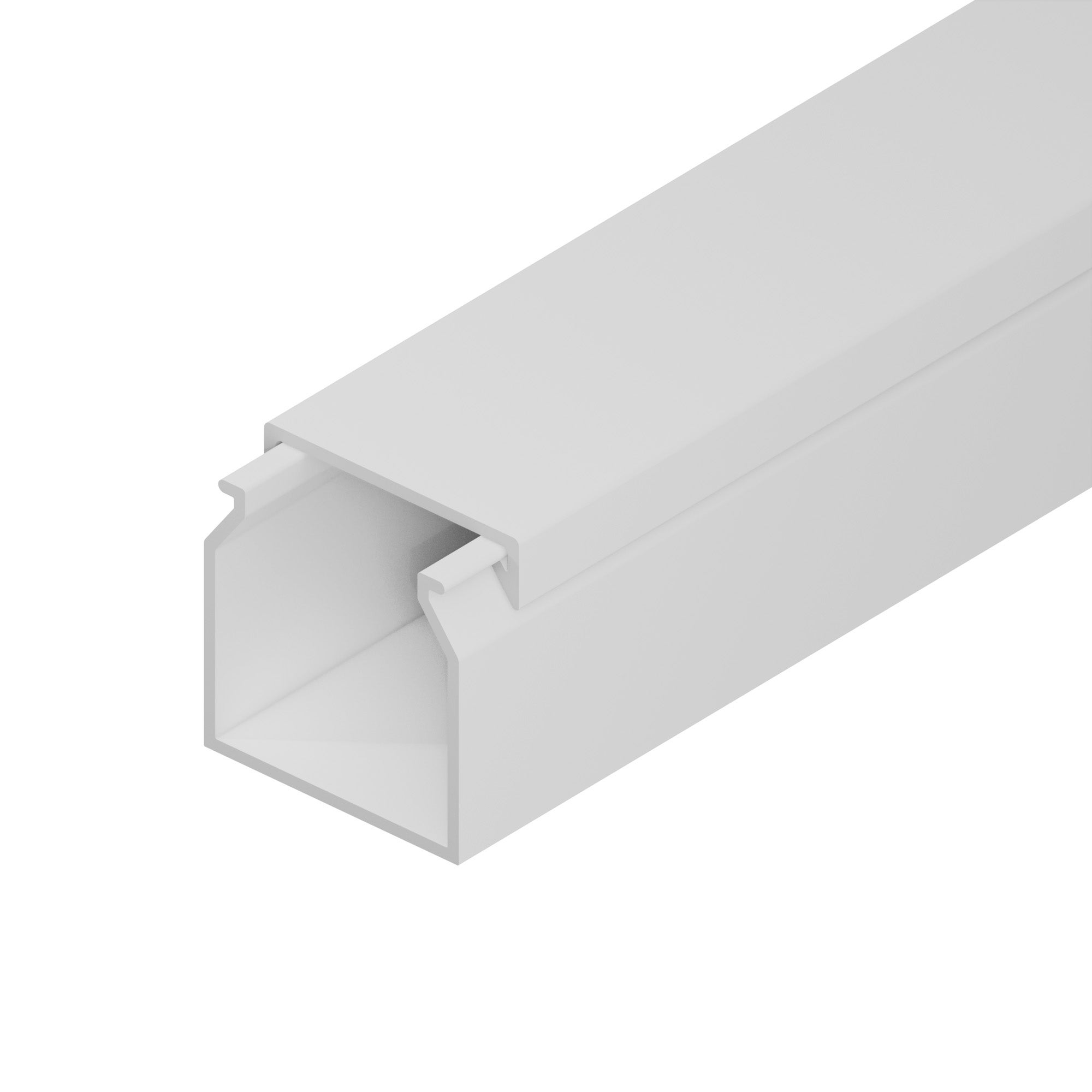 Goulotte Cache-câbles Extérieure En Acier Inoxydable - Longueur 100cm, Largeur 53mm, épaisseur 1.2mm