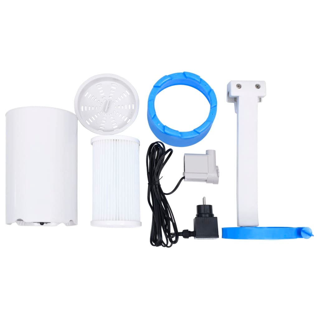 Écumoire de piscine et pompe avec adaptateur 16 cm Plastique vidaXL - 2