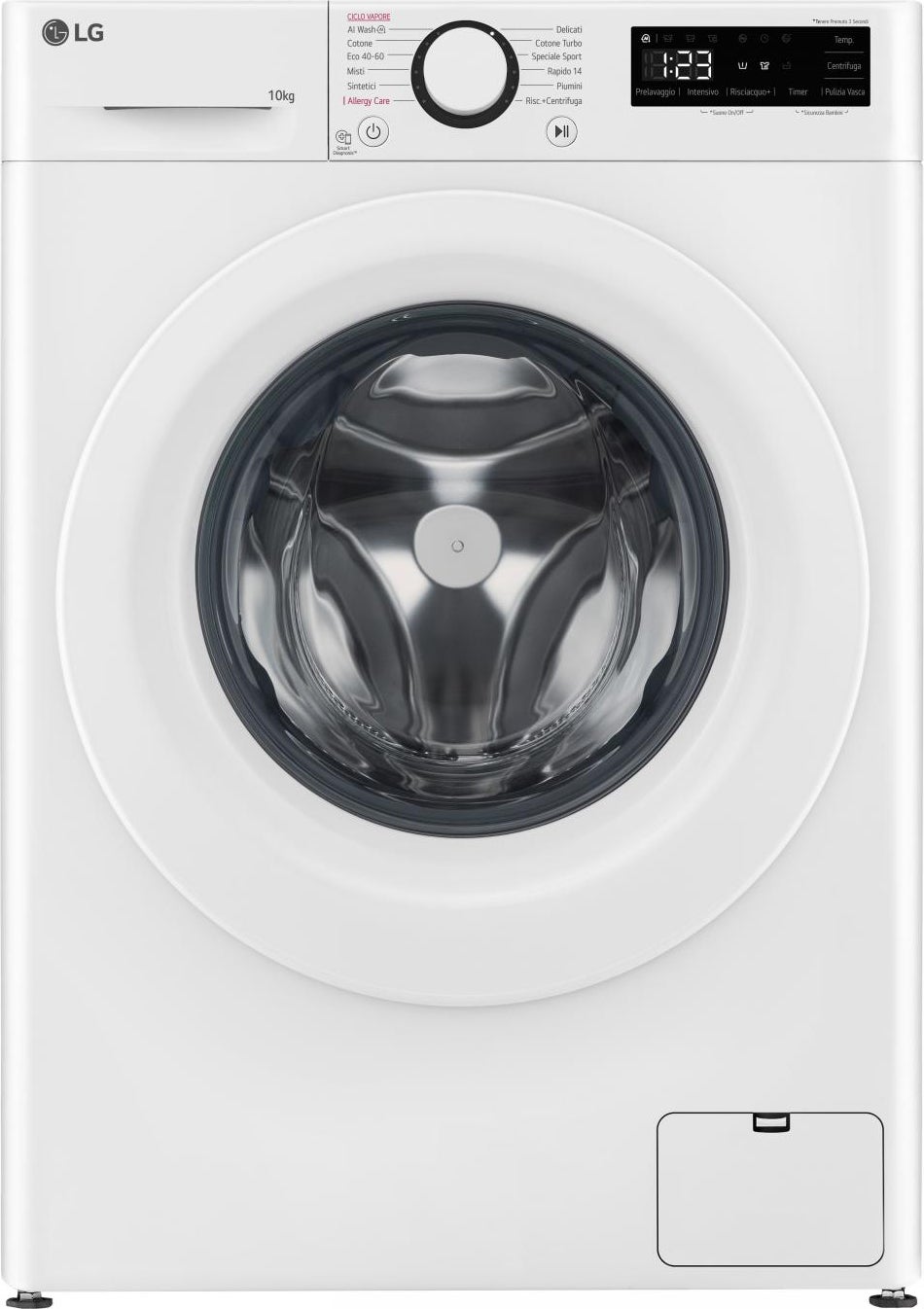 Lg F4r3010nsww Lavadora Carga Frontal 10 Kg 1400 Rpm Blanco , Leroy Merlin