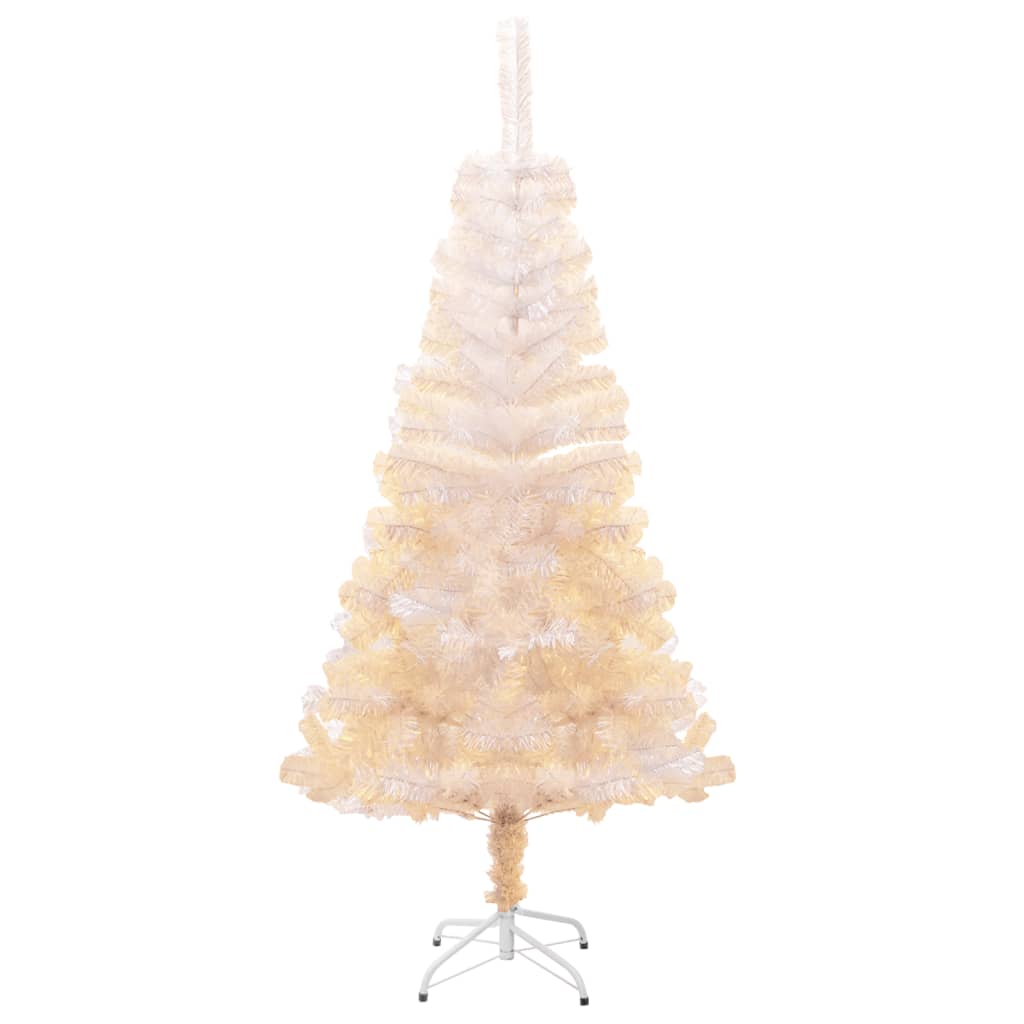 Arbre De Noël En Bois Pour Décoration Blanc 100 Cm Pin Massif