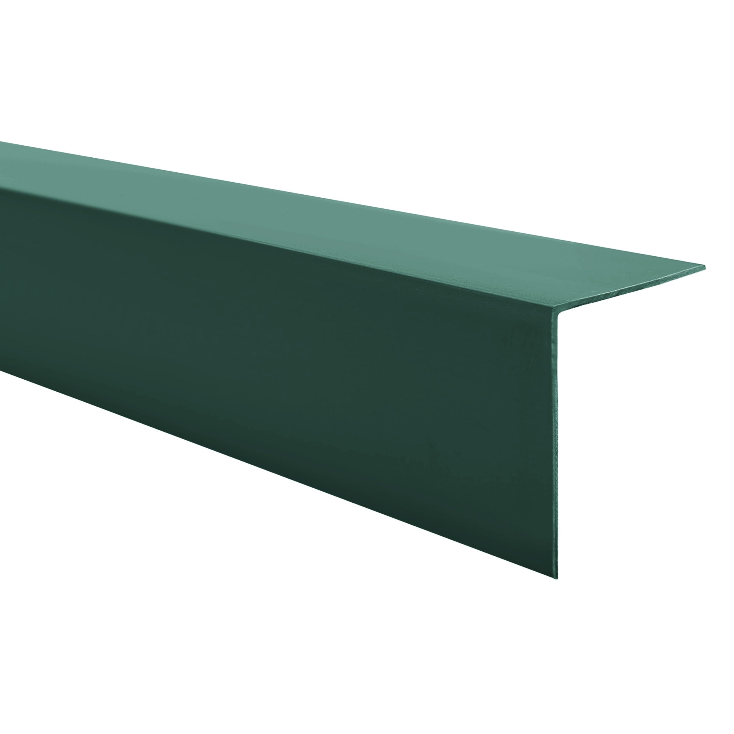Kątownik twardy PCV 20x20 mm - ozdobny, profil L kątowy, narożnik dekoracyjny - zielony, 150 cm