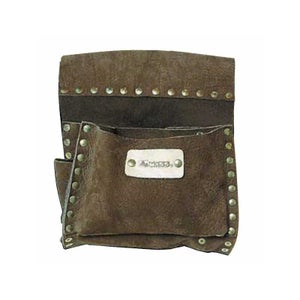 Borsa a mano in vera pelle scamosciata Made in Italy