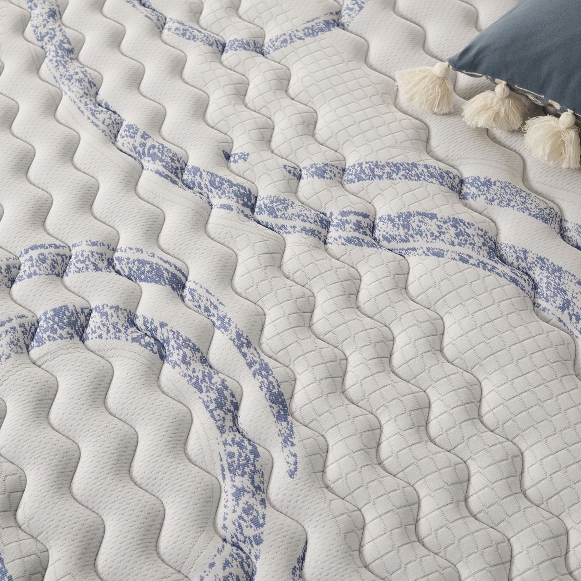 Colchón Perfectsleep 135x190 cm - Espuma viscoelástica HR - Blue Latex - Espesor 15 cm - 7 Zonas - Transpirable - Hipoalergénico - 7