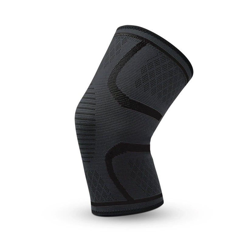 Uciskowy stabilizator kolana - Opaska na kolano - Unisex - Rozmiar: L - 1 opakowanie - Czarny