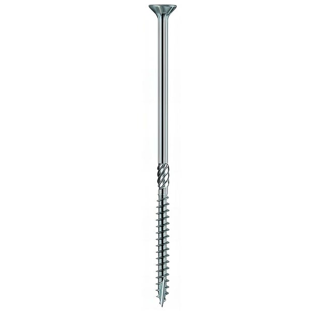 Blister de 50 vis bois tête fraisée VBF D. 5 x 90 mm x TX25 - Galvanisé résiné - VBF50090BL - Alsafix