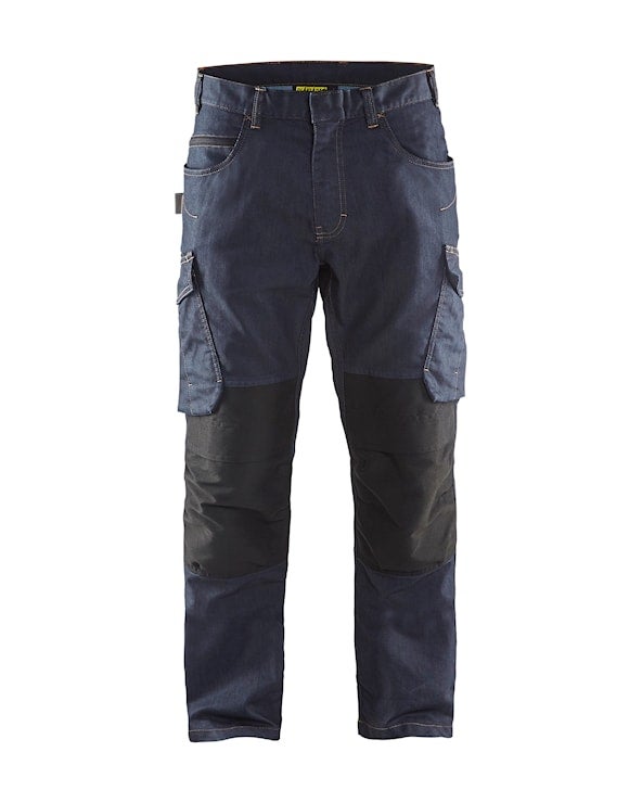 Pantalon maintenance Denim Stretch 2D Marine/Noir 50 Jambes Courtes – 149711418999