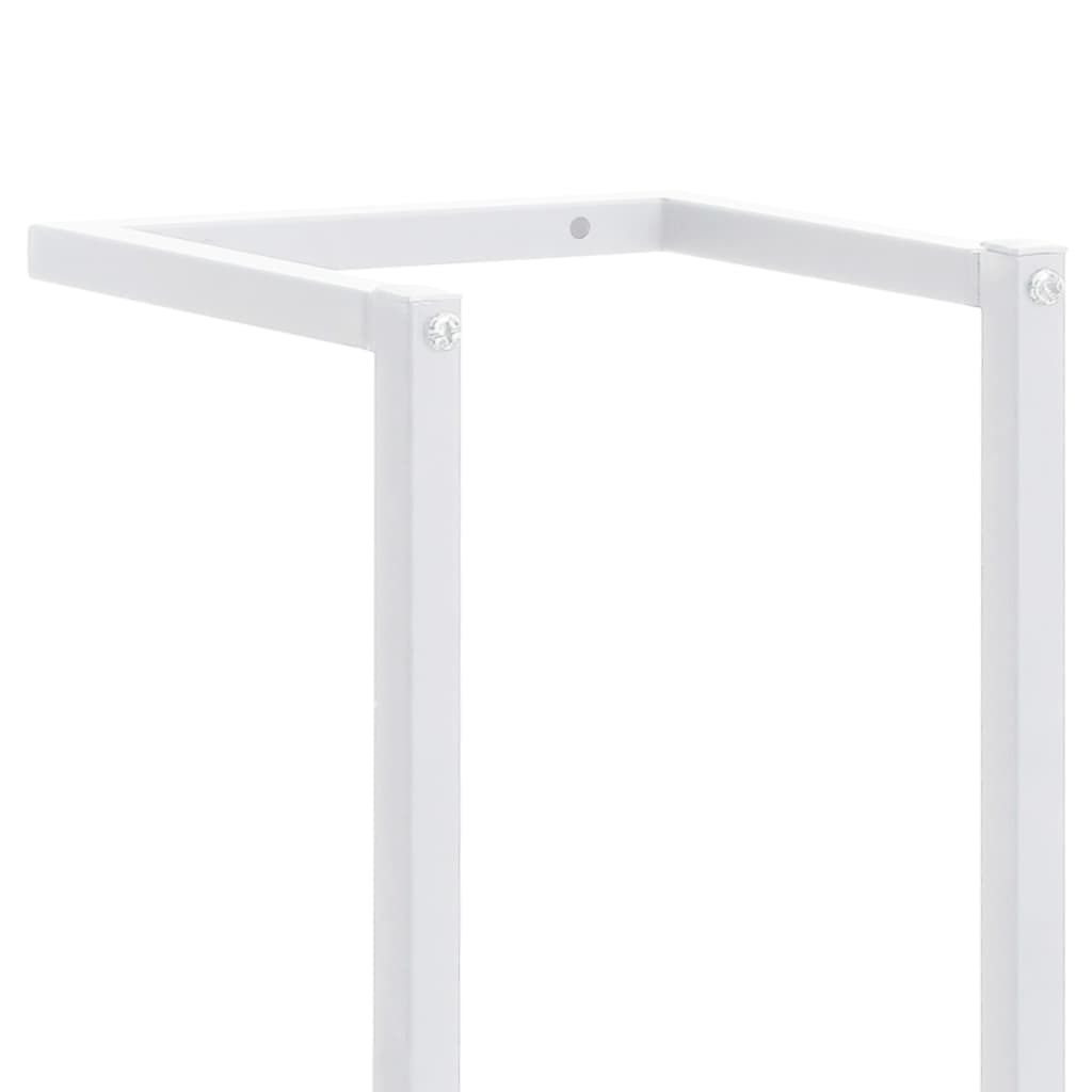 Porta asciugamani bagno universale 95 cm acciaio bianco 02_0001639 - 5