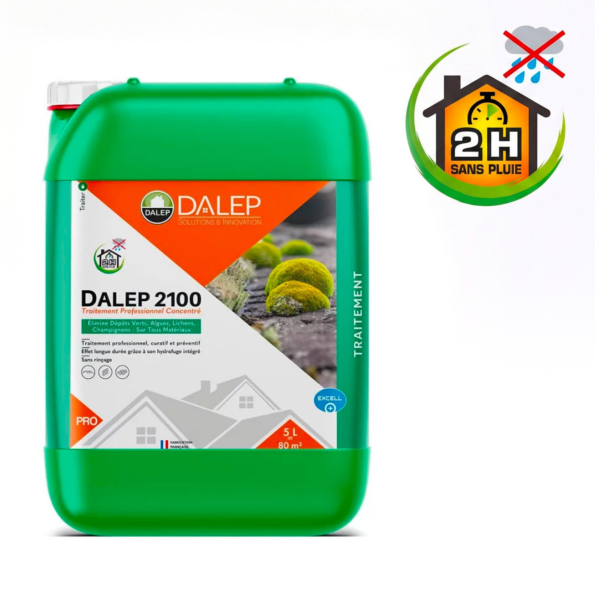 Antimousse Professionnel Concentré DALEP 2100 Bidon de 10 Litres - - 5