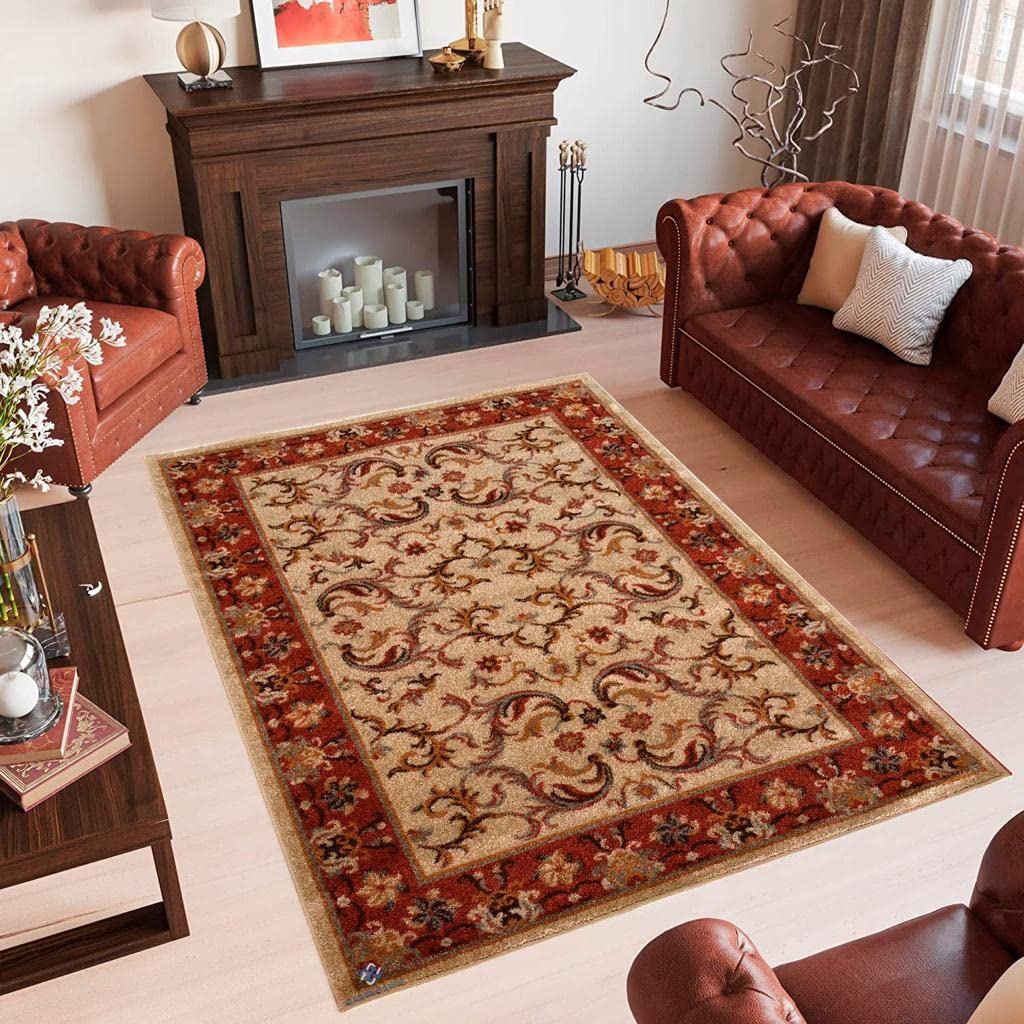 Alfombras Iberia , Alfombra Salón Clásica (190 X 280 Cm, ) Beige , Leroy Merlin