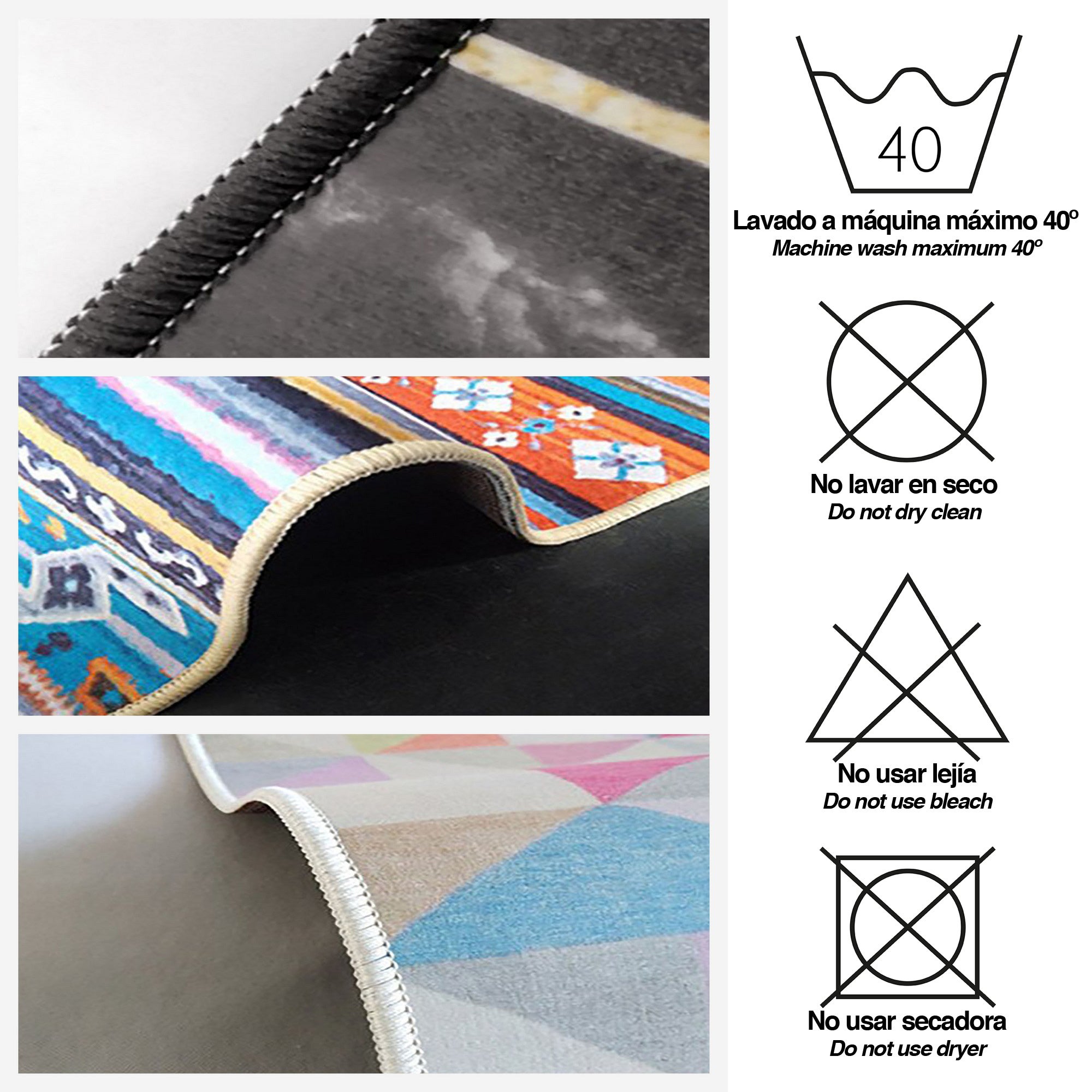 Alfombra de Poliéster estampada 120 x 180cm - 3