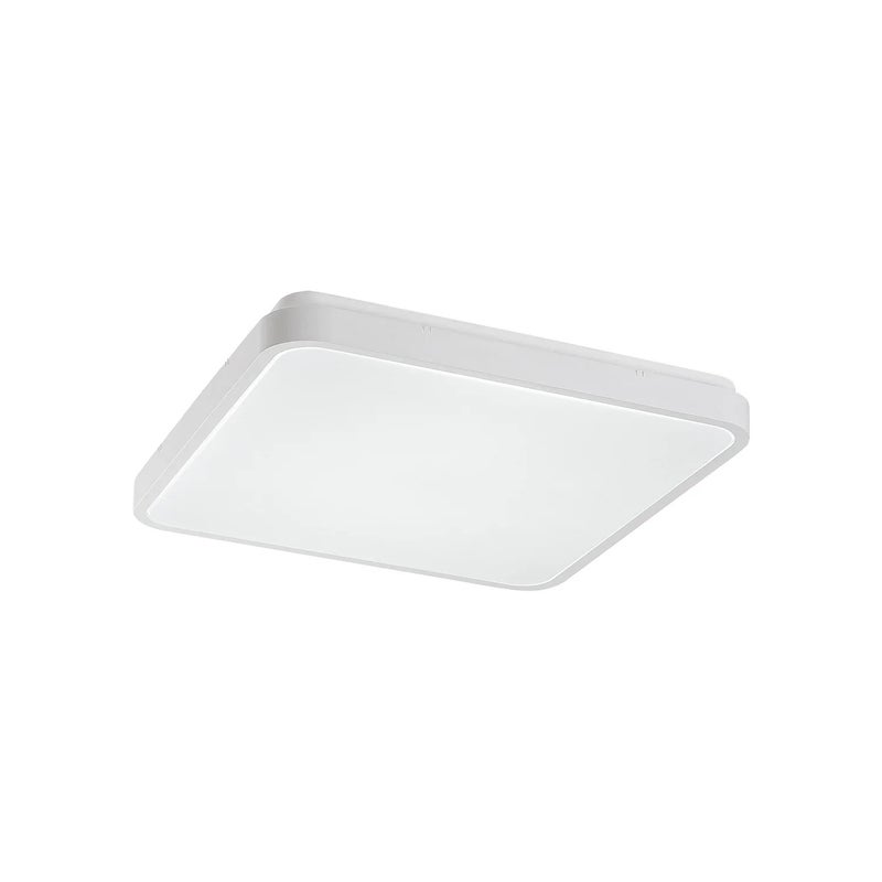 Plafon Alenzo kwadratowy biały LED 36W 3000K-6000K 2350lm z pilotem wym: 6,5 x 42 cm IP44 tworzywo sztuczne Rabalux