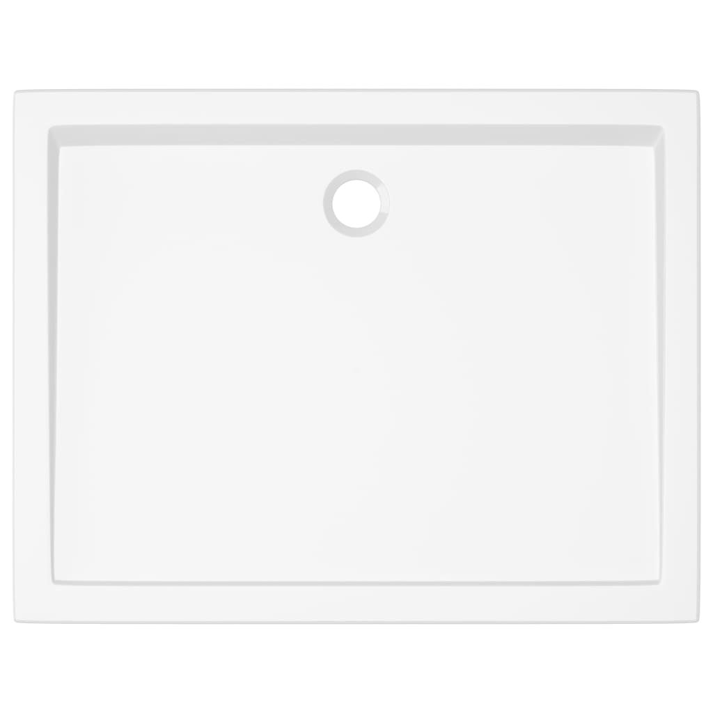 Piatto doccia piatto doccia piatto doccia bagno wc doccia interno casa rettangolare ABS 80 x 100 cm bianc 02_0001947 - 3