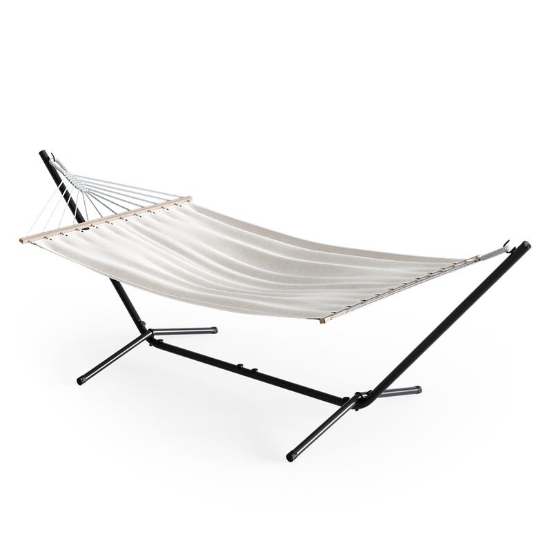 OK-Living Wiszą matę , Biały, 190 x 120 cm Rama metalowa