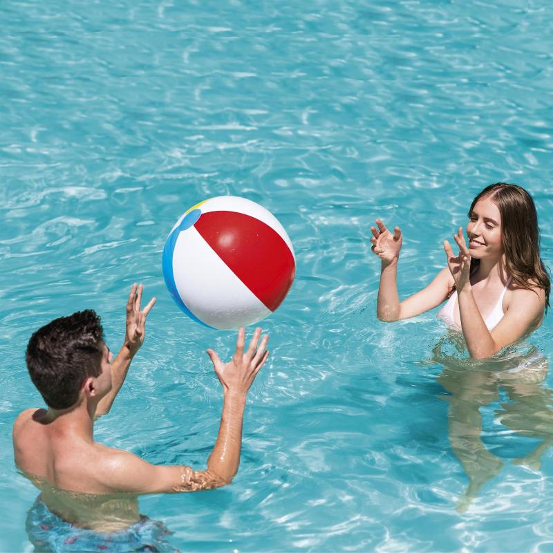 Dekoracyjna Piłka Napompowana Idealna do Ogrodu, Basenu i Plaży, Bezpieczna Zabawa dla Dzieci z Kolorowym Wzorem - Bestway - 6