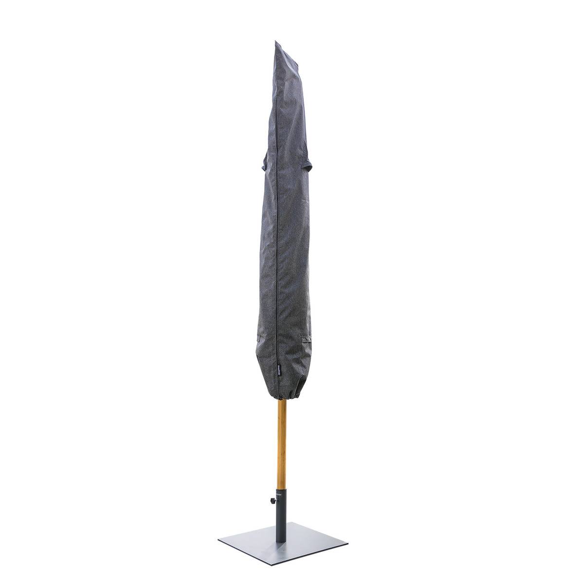 Custodia Protettiva Per Ombrellone Decentrato Hespéride - Modello Hambo, L 257x70x40 Cm, Poliestere Grigio - 6