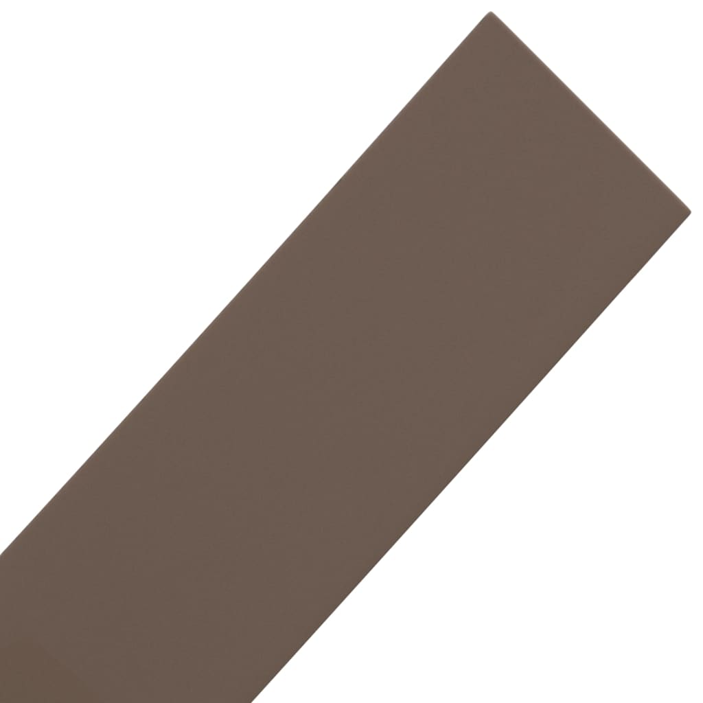 Bordure de jardin 4 pcs polyéthylène marron 10 m 10 cm - 6