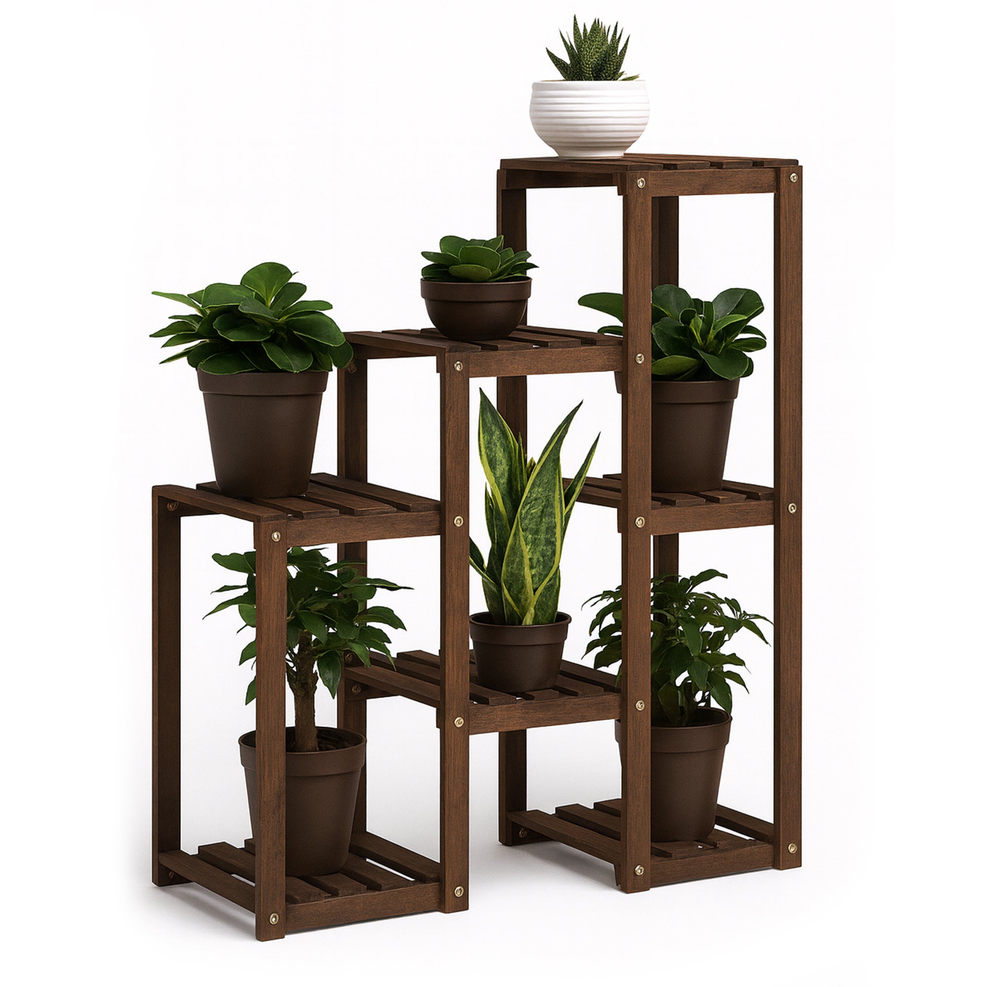Hinoki - Estantería para Plantas Jardinera 80x82x25 cm Soporte para ...