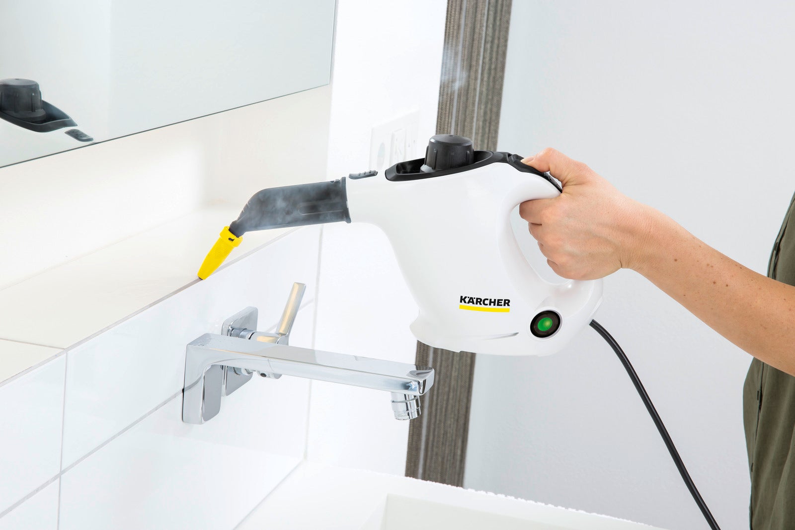 Kärcher SC 1 Máquina de limpeza a vapor 1200 W Preto, Branco - 2