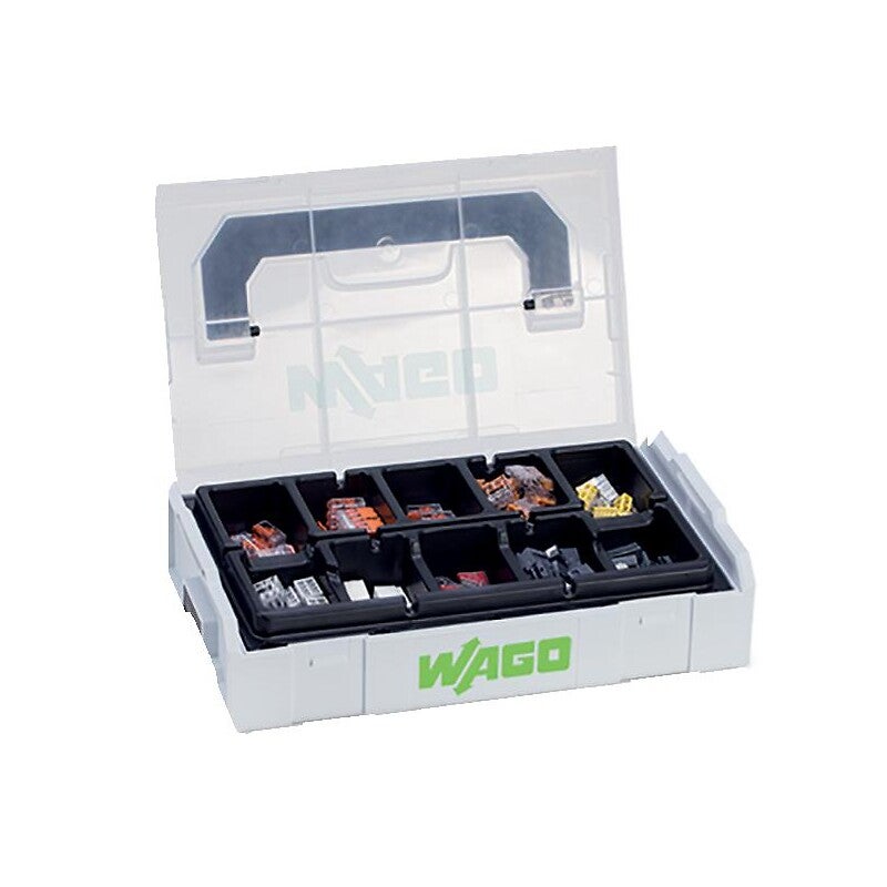 L-BOXX® Mini 166 bornes panachées Série 221, 2273, 773, 224, et 243 - WAGO - 887-950 - 2