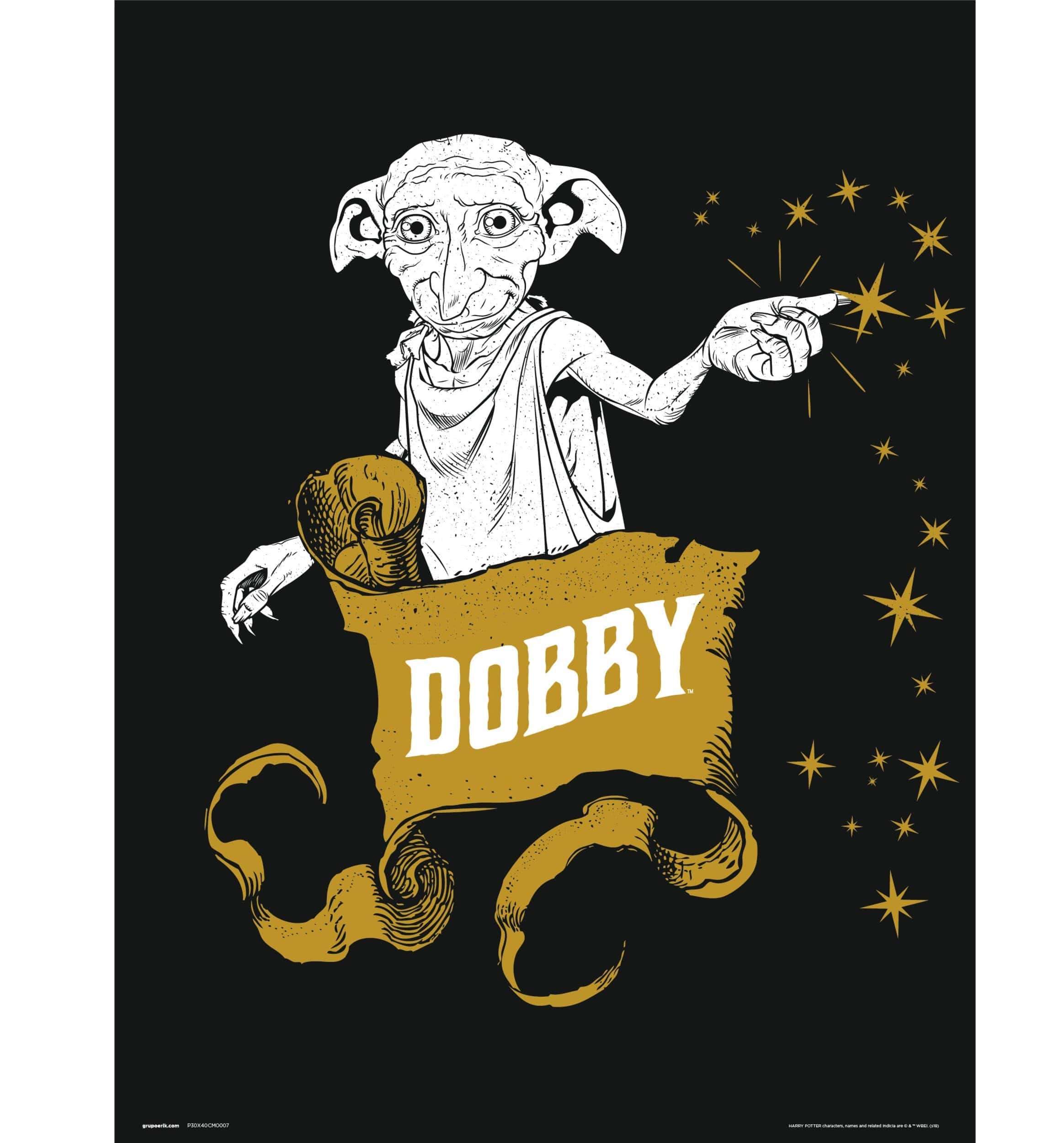 Affiche Art Harry Potter - Dobby 30x40cm | Leroy Merlin