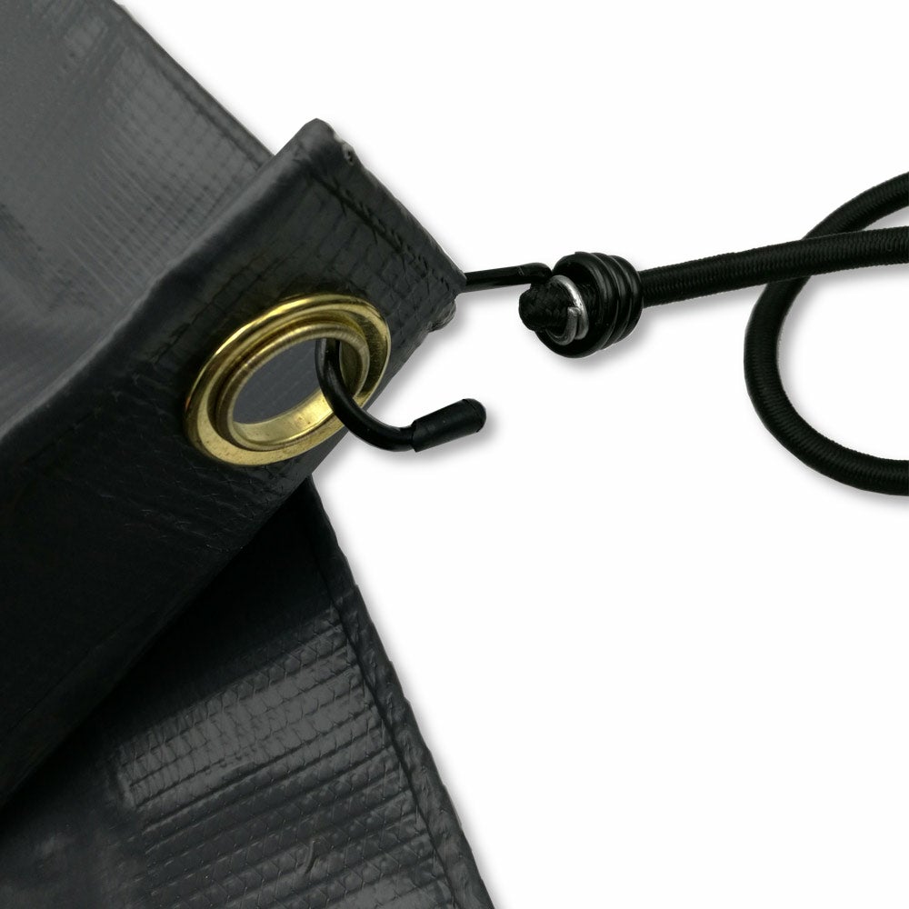Bâche de protection pour remorque en PVC - 200x120 cm - 450 g/m² - Traitement anti-UV - Gris foncé - 200 x 120 - Gris - 4