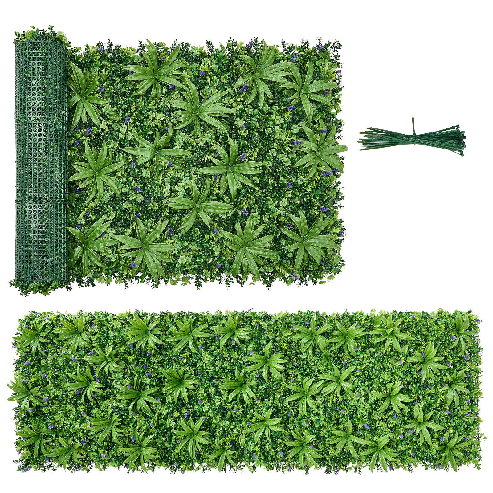 Mur Végétal Artificiel VEVOR 3x1 m Haie Artificielle Protection contre ...