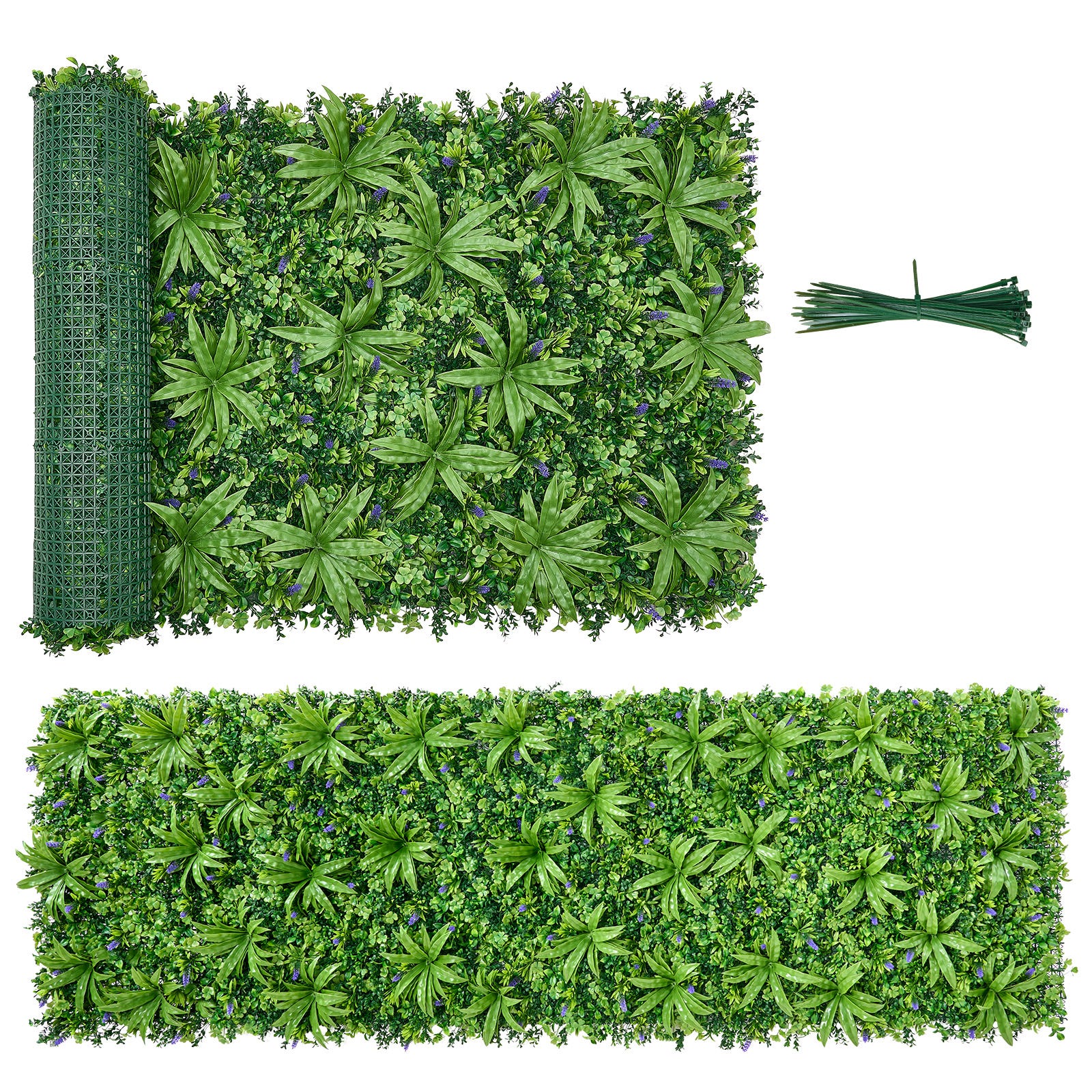 Mur Végétal Artificiel VEVOR 3x1 m Haie Artificielle Protection contre ...