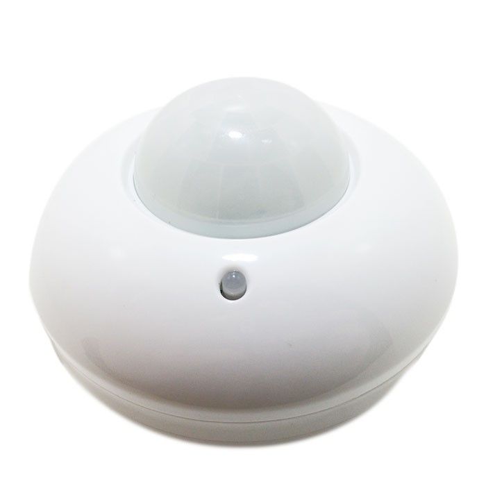 Sensore Movimento a soffitto Infrarossi Pir Crepuscolare Rileva Presenza Luci Lampade Lampadine Faretti led alogeni - 3