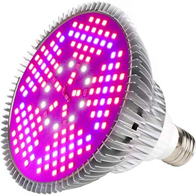 Żarówka LED o pełnym spektrum mocy 100 W do uprawy roślin, 150 diod LED, odpowiednia do roślin doniczkowych, gwint E26/E27.