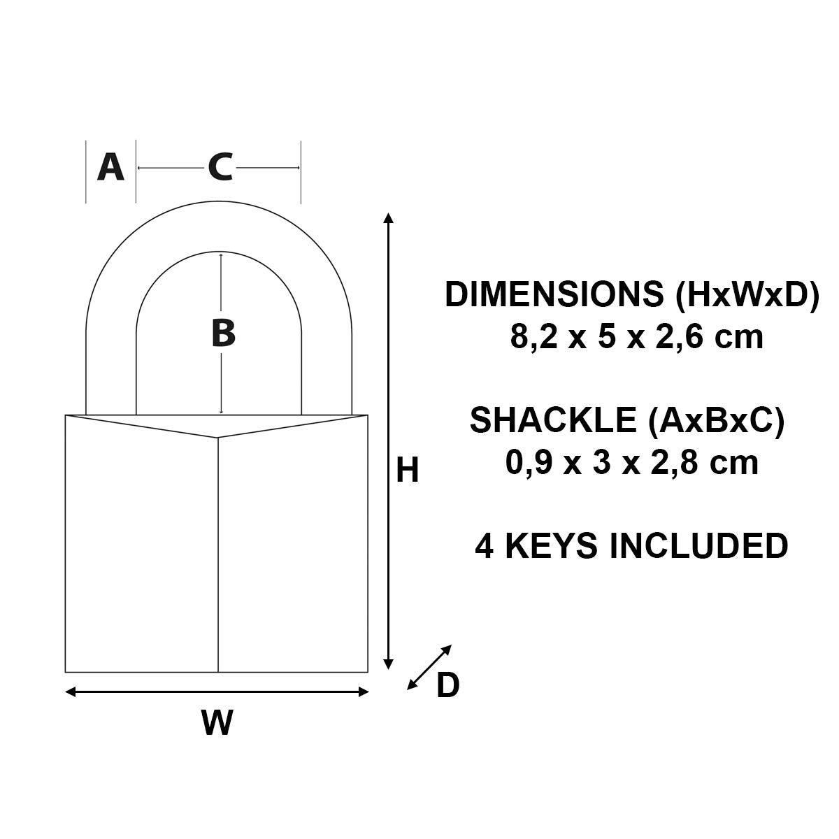 Cadenas Master Lock 1155EURD - 7