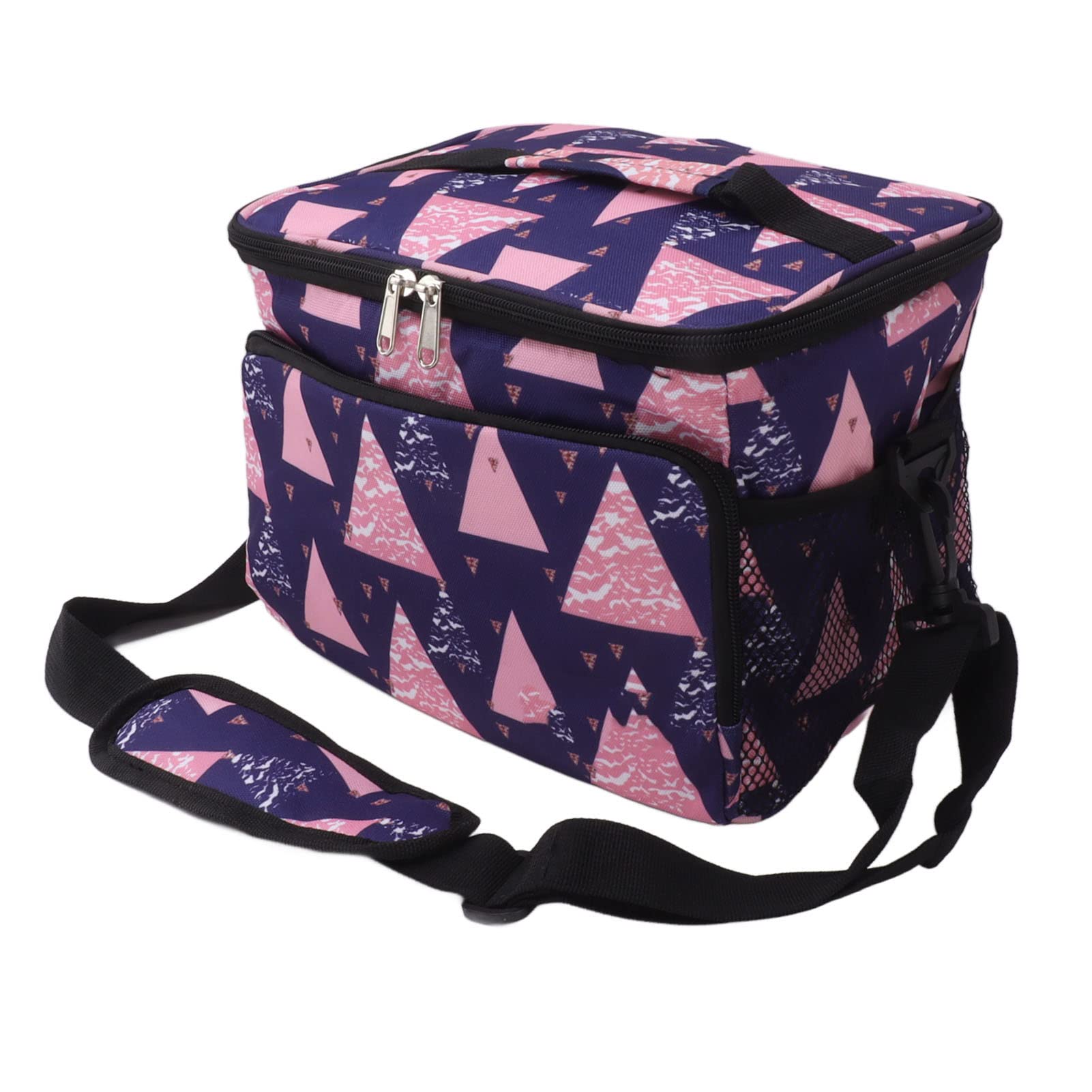 Borsa Termica Per Pranzo E Picnic | Impermeabile, Isolante, Pieghevole | 20x8x25 Cm, Chiusura Lampo