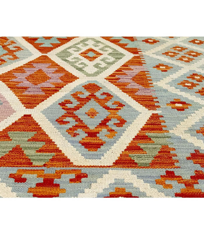 Hamid - Tapis KILIM HERAT design géométrique 292x197cm - 3
