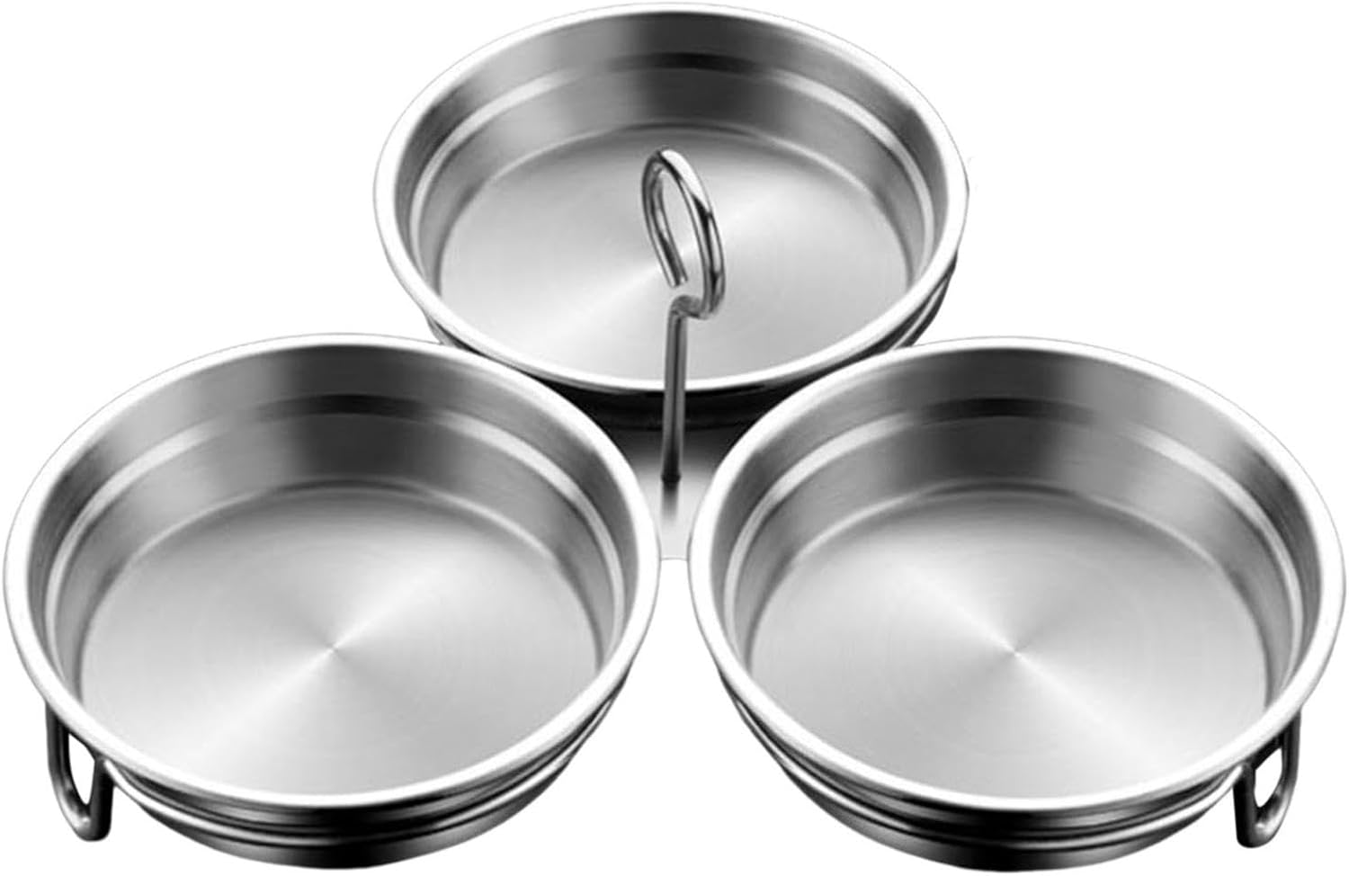 SRTSTR 4 Pièces Moule Oeuf Au Plat En Acier Inoxydable - 4 Formes Avec Poignées (Cœur, Cercle, Étoile, Fleur)