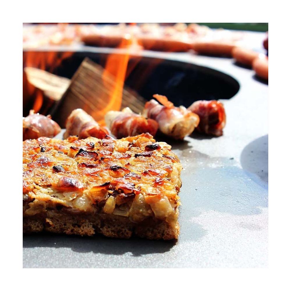 Barbecue brasero en acier Zelos Hauteur 71 cm Diamètre 62 cm Remundi - 6