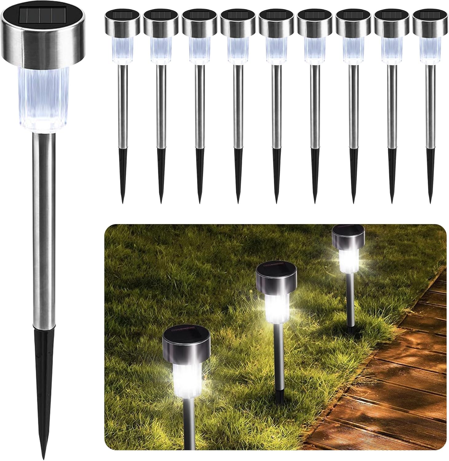 Lot De 10 Lumières LED Pour Tige De Valve – Activation Par Mouvement, 4 Couleurs, Ultra-légères 16g Avec Piles AG10