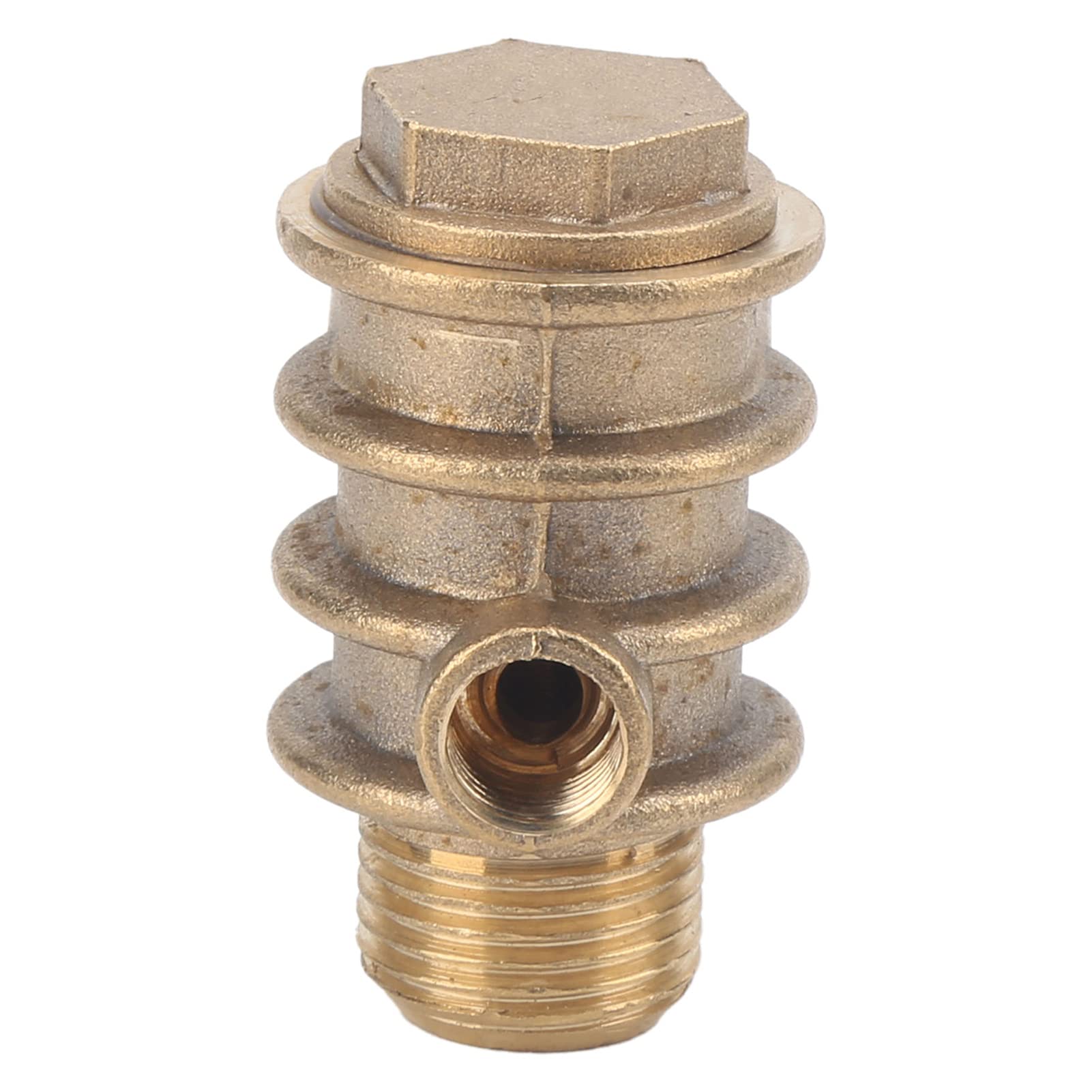Clapet anti-retour fileté pour compresseur d'air en laiton à 1 voie, pièce accessoire 1/2 x 3/4-16 x 10 - 5