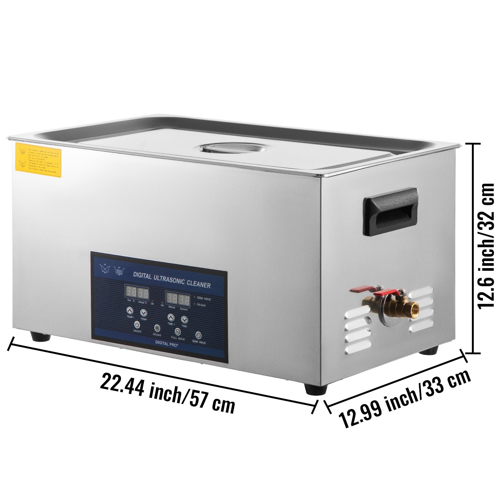 30L Nettoyeur ultrasonique,SucceBuy double fréquence,avec chauffage,pour pièces,bijoux,lunettes,bagues,dentiers,disques,circuits imprimés - 2