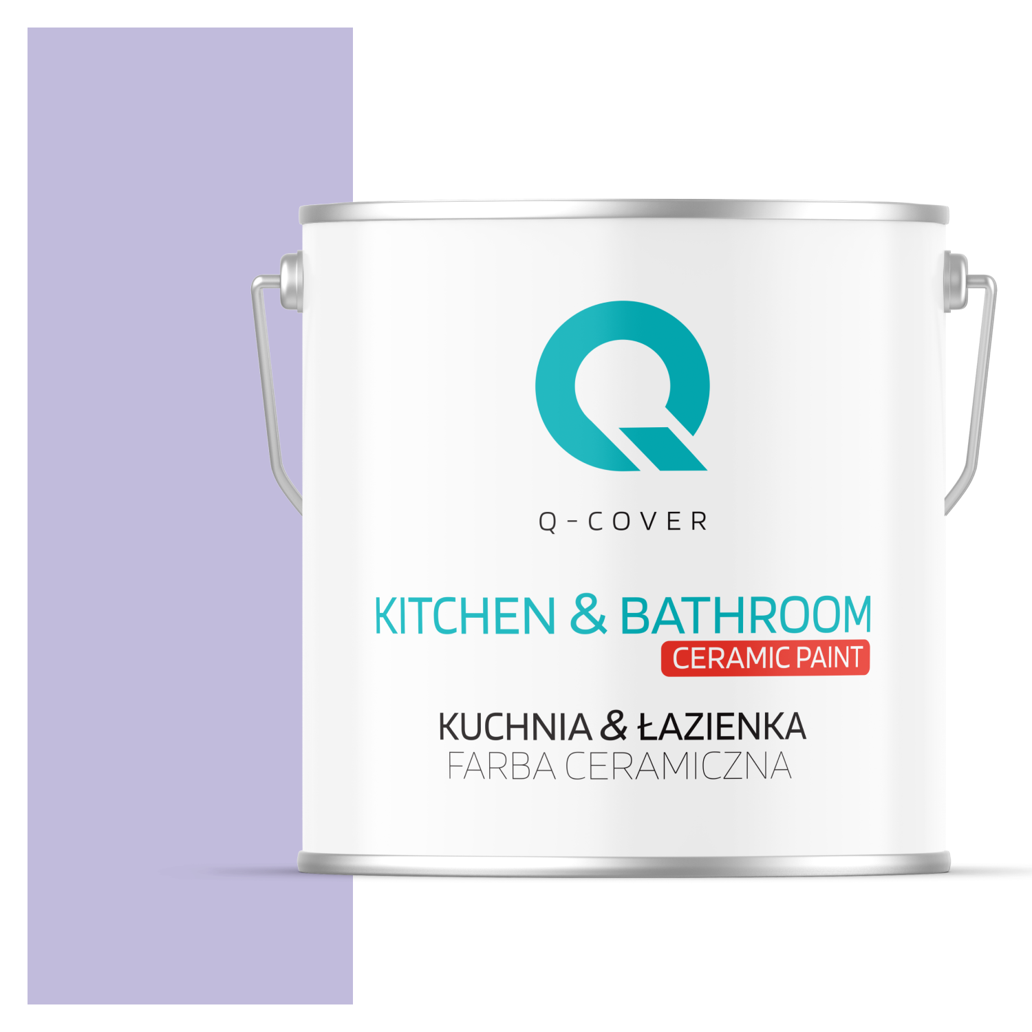 Farba Ceramiczna Kuchnia &amp; Łazienka Q-Cover Fioletowy jasny H2651 Głęboki Mat 5L