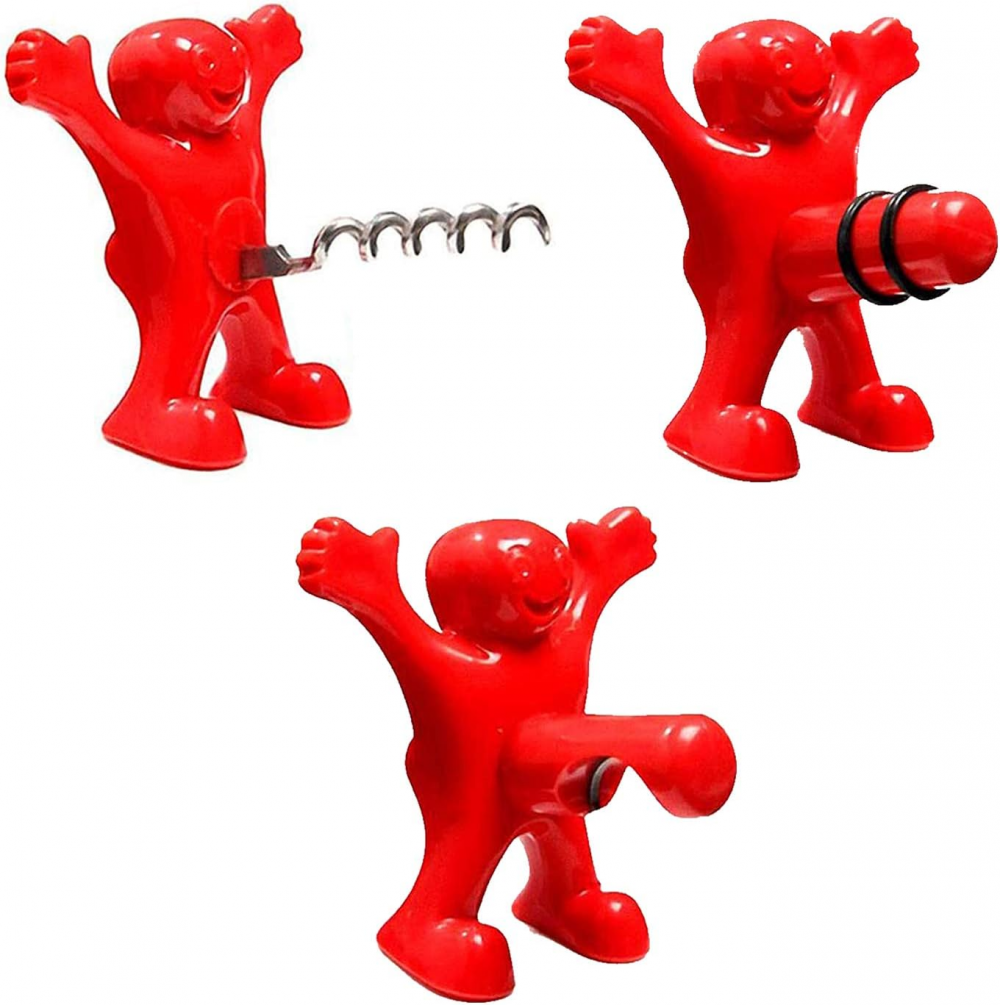 MIMIVIVA Kit apriscatole 4 in 1, per anziani con artrite, apribottiglie multifunzione 5 in 1, set di apribottiglie, apriscatole, apribarattoli per mani deboli, coperchio con impugnatura a torsione