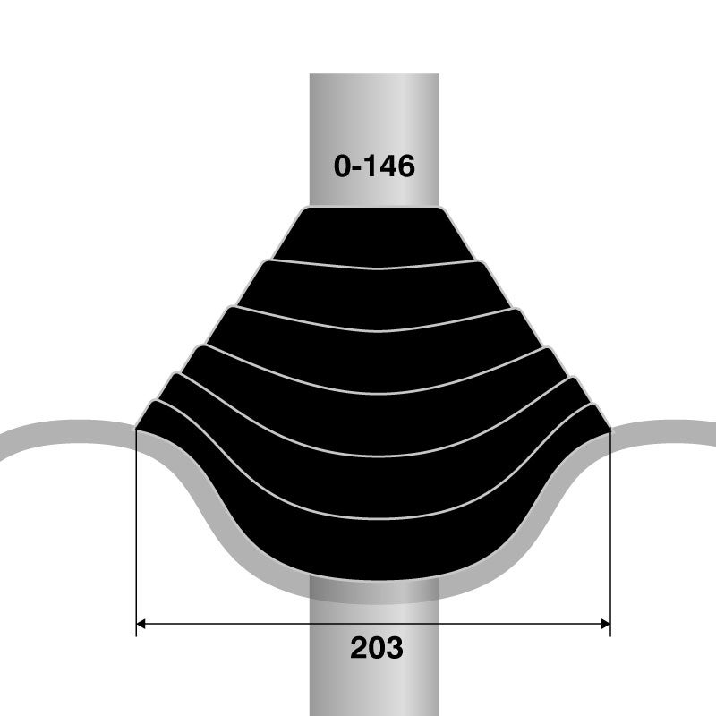 Kit sortie de toiture plaque GO EPDM pour conduit Ø0-146 SCELL-IT - 3