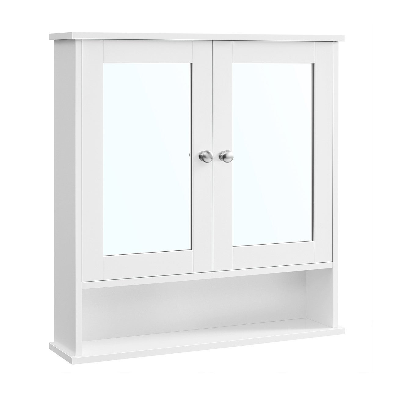 Vasagle Blanco Armario Con Espejo 15 X 65 X 75 Cm - Imagen 3