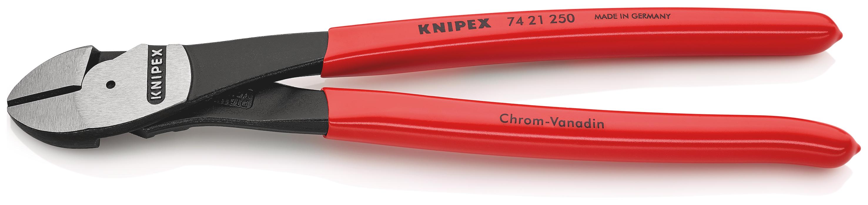 Pince Coupante Knipex 180mm VDE - Forte Démultiplication - Côté Tranchant Induction - 74 06 180