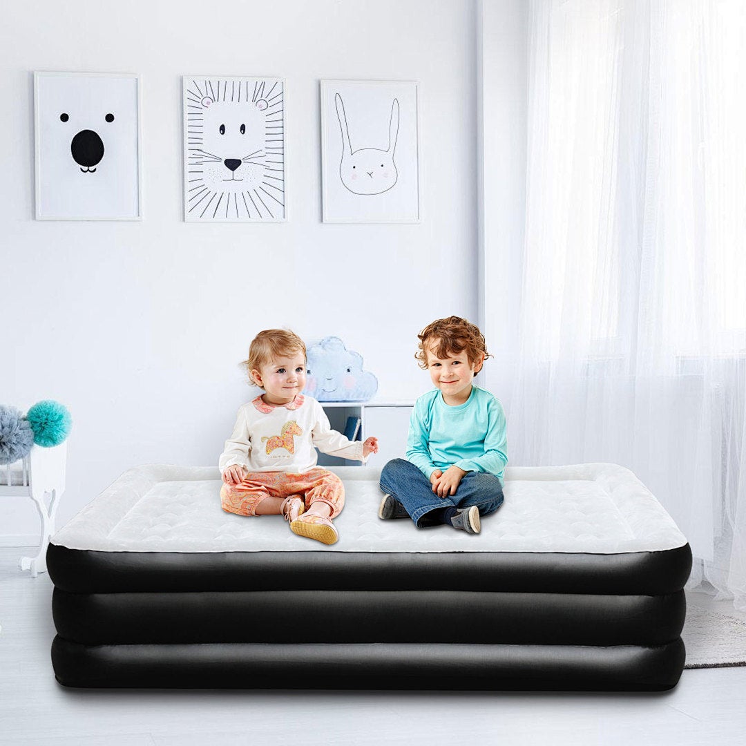 Matelas Gonflable 1 Personnes avec Pompe électrique intégrée, Gonflage en Moins de 3 Min - 8