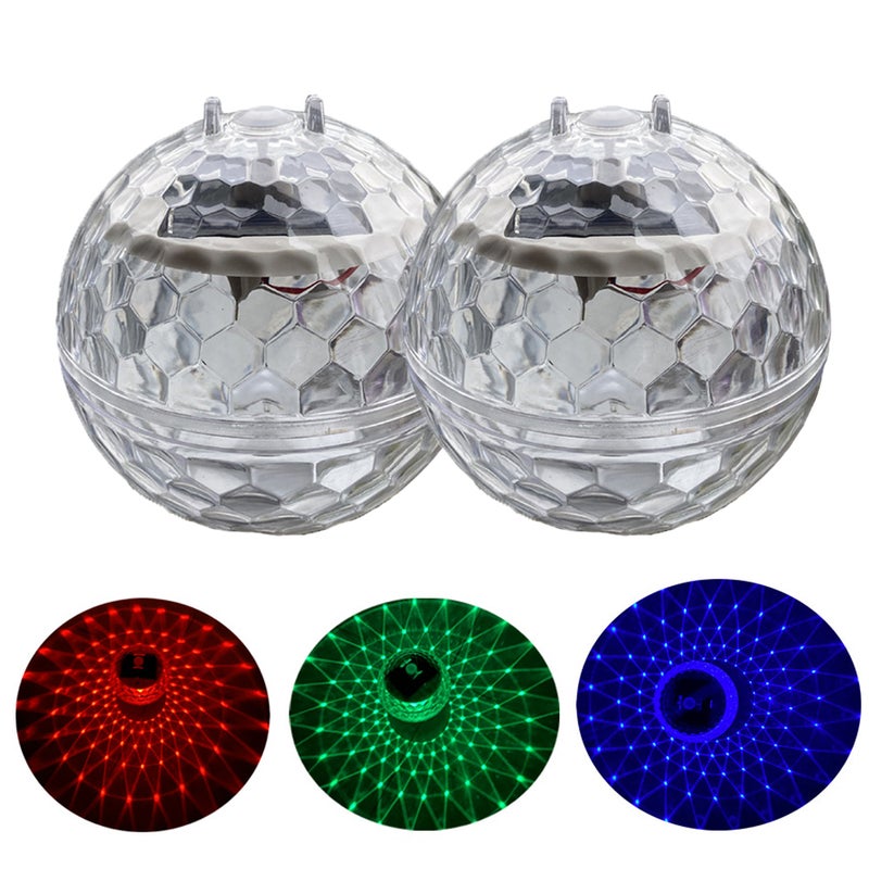 Kolorowa pływająca lampa solarna do oczka wodnego sztuki wodoodporna dekoracja oczka wodnego ze zmieniającymi się kolorami na zewnątrz do basenu