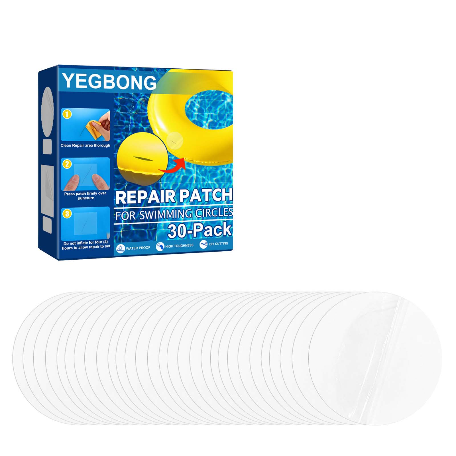 3 Pcs Lot de 24 Patchs de Genou pour soulager Les douleurs | Patchs de