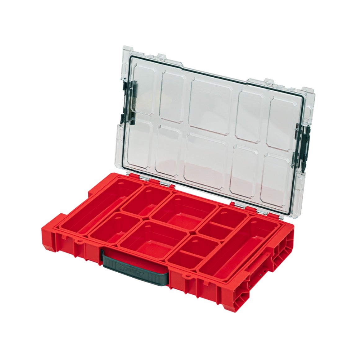 QBRICK SYSTEM PRO 100 ORGANIZER Z PRZEGRODAMI 450x296x79mm 5l RED ULTRA
