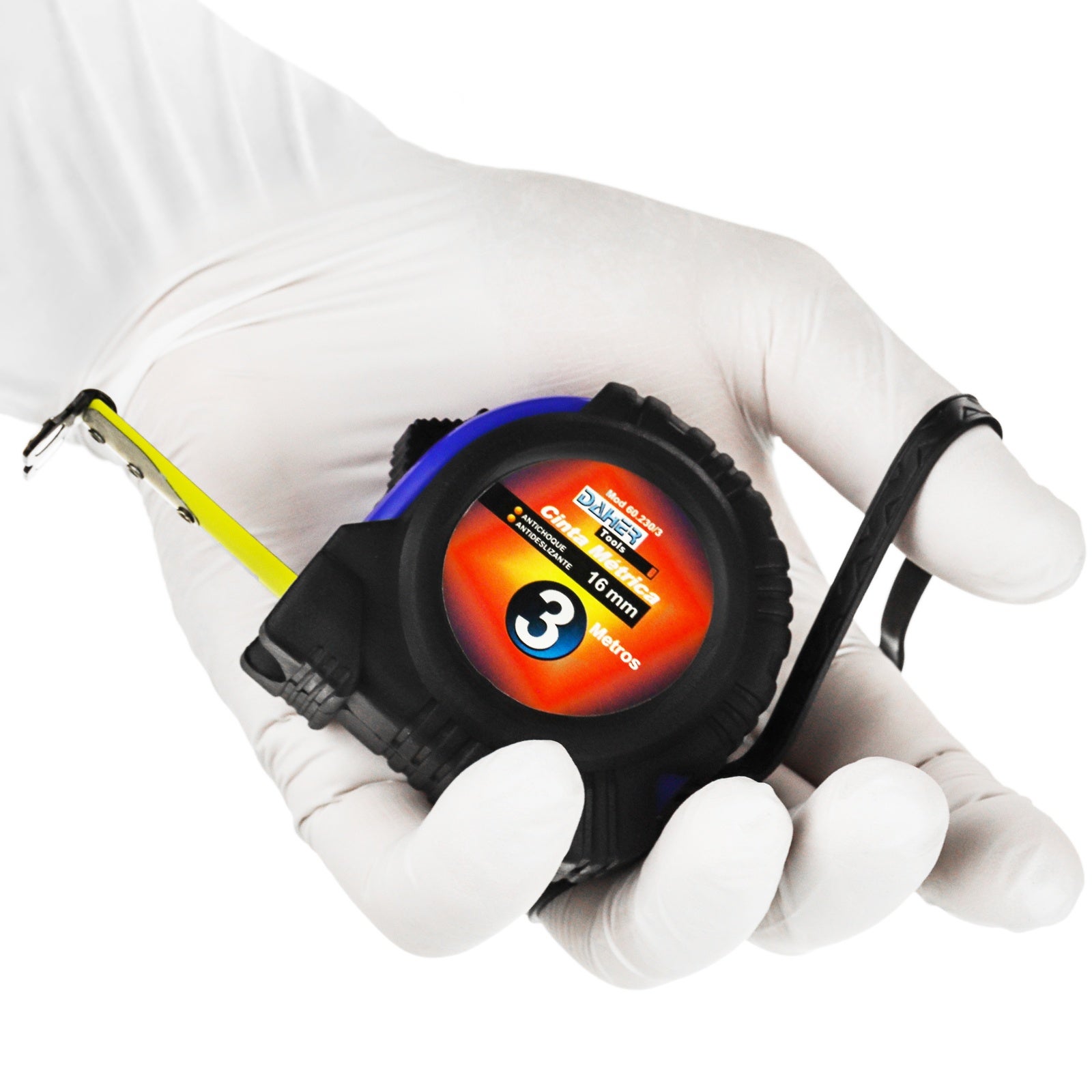 Metro A Nastro Professionale 10 Metri - Con Blocco Automatico E Gancio Magnetico - Foto 2